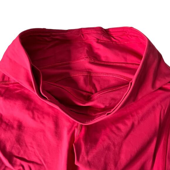 Lululemon Sun Runner Crop Leggings 17" Fuchsia Pink Size 6 - Picture 5 of 12